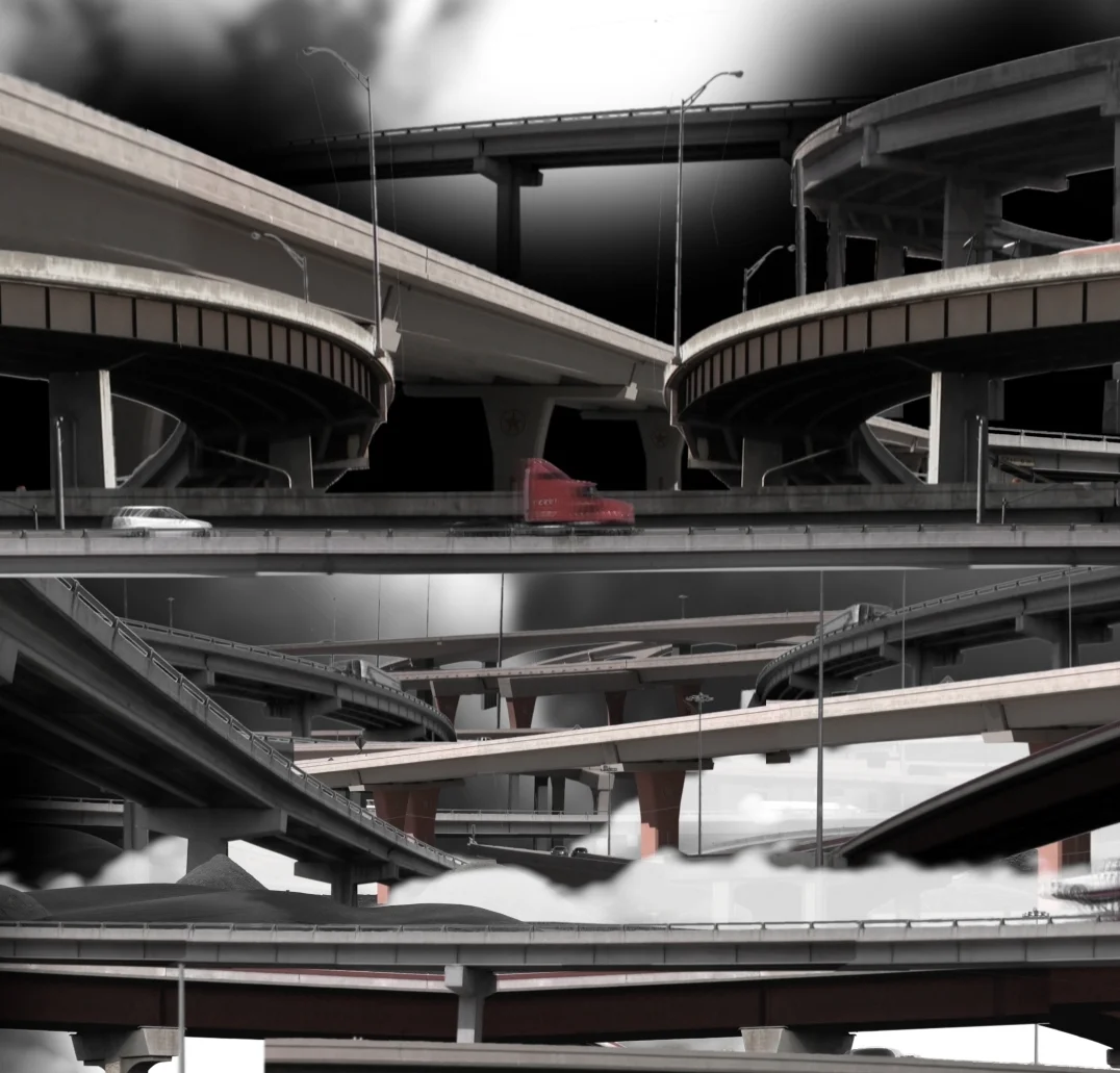 Untitled (sketch for a monument to J.G. Ballard ) #1, #2, #3